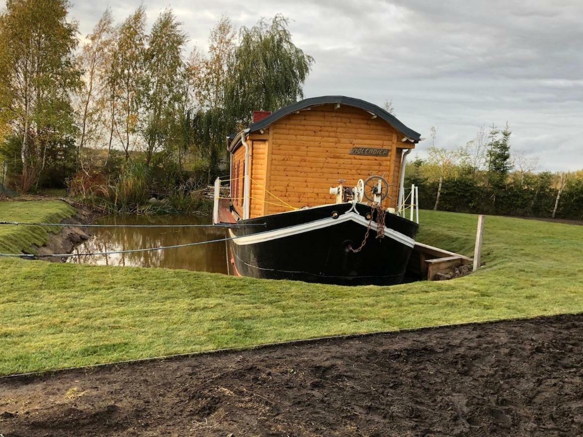 Dutch Hausboat "Molendiep" Built 1909 Mosty Exterior foto